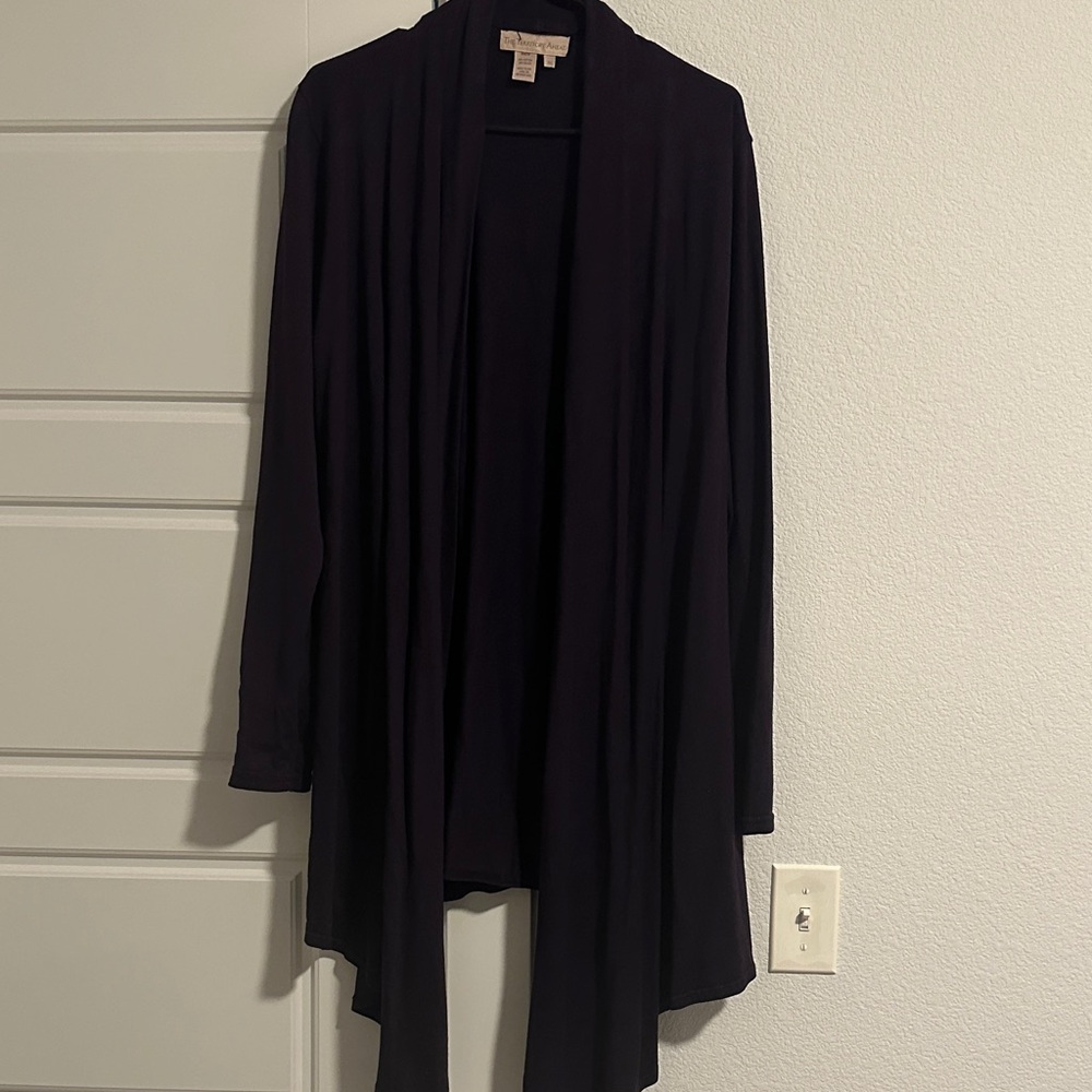 The Territory Ahead Women's Black Drape Cardigan